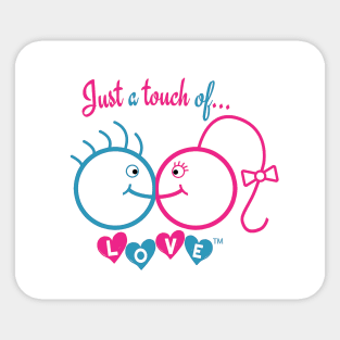 Just A Touch of LOVE - Heterosexual - Back Sticker